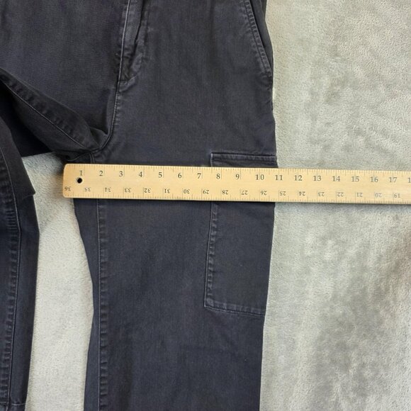 GAP Cargo Pants Womens 00 Petite Black Loose Khaki Regenerative S661059-03 - Picture 6 of 11